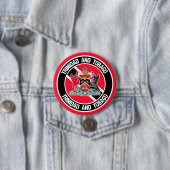 Trinidad en Tobago Round Emblem Ronde Button 7,6 Cm (In situ)