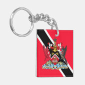 Trinidad en Tobago Sleutelhanger (Voorkant Links)