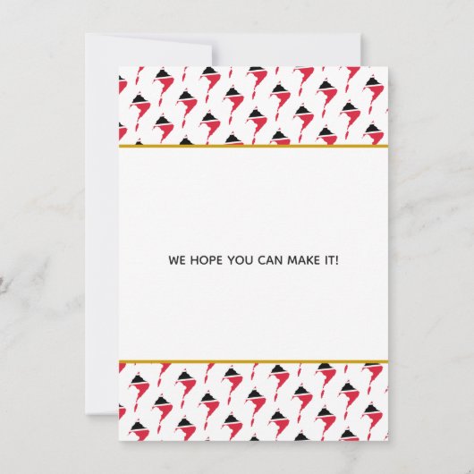 TRINIDAD EN TOBAGO Speciale bruiloftsviering Save The Date (Achterkant)