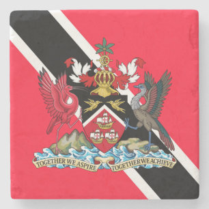 Trinidad en Tobago Stenen Onderzetter