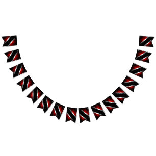 Trinidad en Tobago Stippelpatroon Vlag Vlaggetjes