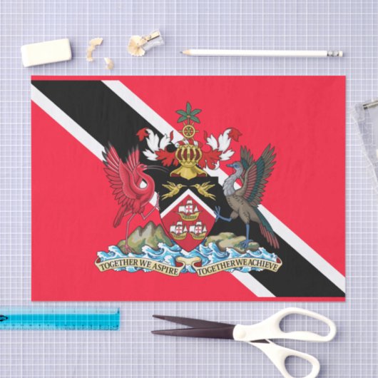 Trinidad en Tobago Tissuepapier (Craft)