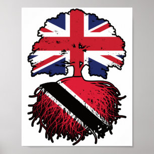 Trinidad en Tobago Trinidadian - Britse boom Poster