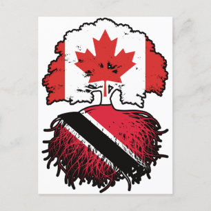 Trinidad en Tobago Trinidadian Canadian Canada Briefkaart