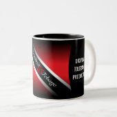 Trinidad en Tobago Tweekleurige Koffiemok (Voorkant rechts)