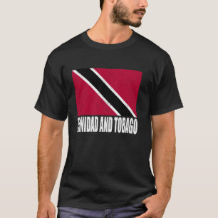 Trinidad en Tobago Vlag Grunge Souvenir T-shirt