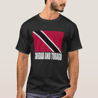 Trinidad en Tobago Vlag Grunge Souvenir T-shirt