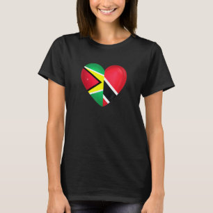 Trinidad en Tobago Vlag Trini Guyana Guyanese Vlag T-shirt