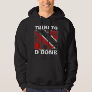 Trinidad en Tobago, vlag trini tot en met beendere Hoodie