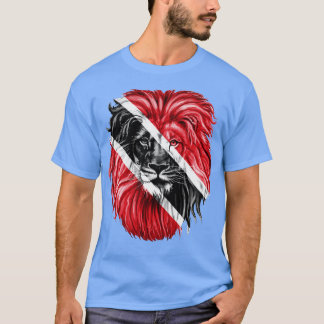 Trinidad en Tobago vlag Trinidad en Tobago leeuw T-shirt