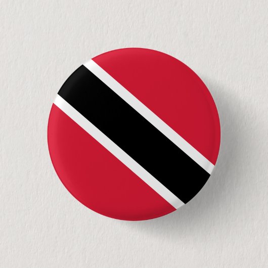 Trinidad en Tobago Vlag, Trinidad en Tobago Ronde Button 3,2 Cm (Voorkant)