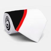 Trinidad en Tobago Wapenjassen op wit Stropdas (Opgerold)