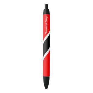 Trinidad en Tobago Zwarte Inkt Pen