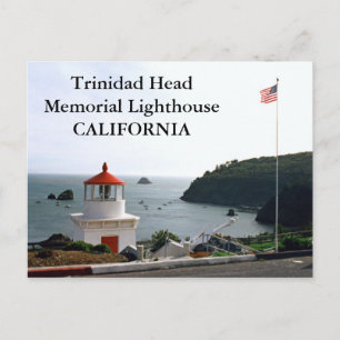 Trinidad Head Memorial Lighthouse, California Post Briefkaart