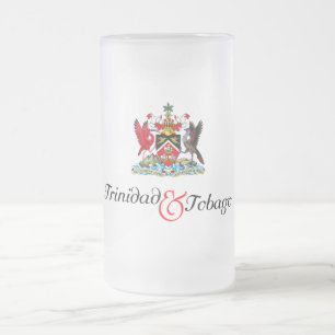 Trinidad & Tobago Aandenken Matglas Bierpul