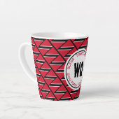 TRINIDAD TOBAGO FLAG LATTE MOK (Linkerhoek)