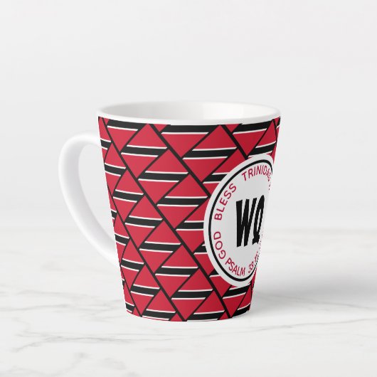 TRINIDAD TOBAGO FLAG LATTE MOK (Linkerhoek)