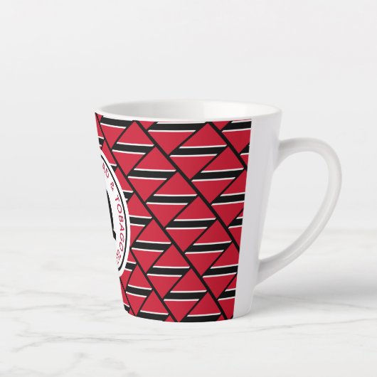 TRINIDAD TOBAGO FLAG LATTE MOK (Rechts)