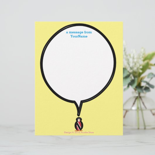 Trinidad Tobago over mevrouw Penguin Stationery (Staand voorkant)