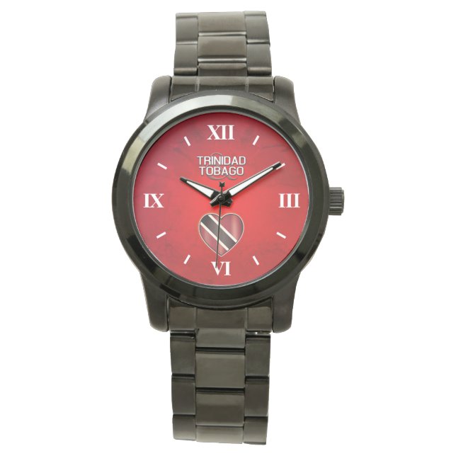 Trinidad & Tobago Patriottisch Horloge (Voorkant)