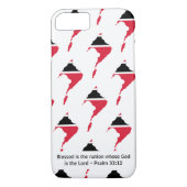 TRINIDAD & TOBAGO Patriottische Christelijke scrip Case-Mate iPhone Case (Achterkant)
