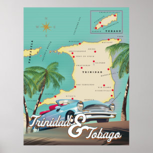 Trinidad & Tobago-reisposter Poster