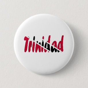 Trinidad & Tobago Ronde Button 5,7 Cm