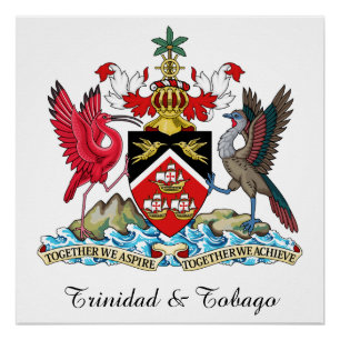 Trinidad Tobago - Wapenmunt Perfect Poster