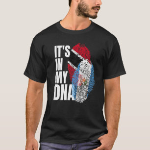 Trinidadiaan en Guatemala combineren DNA-vlag erfg T-shirt