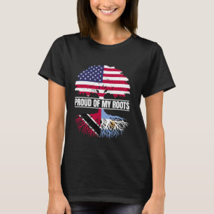 Trinidadiaanse Argentijnse mix trotse wortels Trin T-shirt