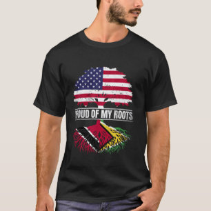 Trinidadiaanse Guyanese Mix Trots op mijn wortels  T-shirt