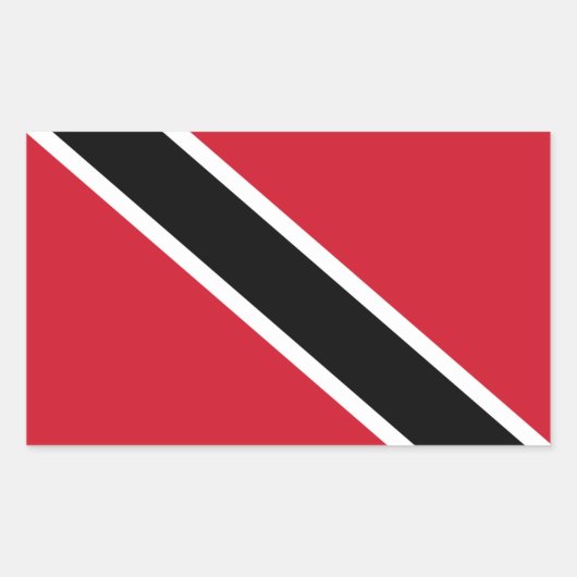 Trinité-et-Tobago - Drapeau Rectangle Stickers bri (Devant)