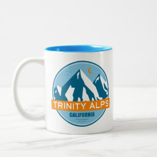 Trinity Alps Californië Tweekleurige Koffiemok