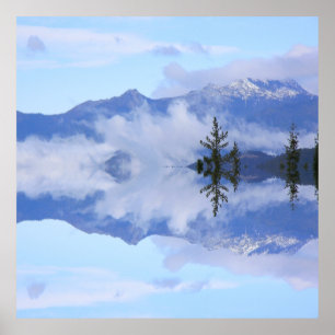 Trinity Alps weerspiegelingen...... Poster