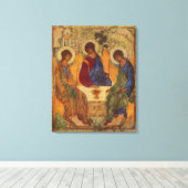 Trinity Angels bij Mamre Canvas Afdruk (Insitu (Houten vloer))