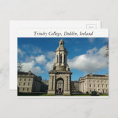 Trinity College Dublin, Ierland Briefkaart (Voorkant / Achterkant)