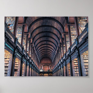 Trinity College Library - Dublin, Ierland Poster