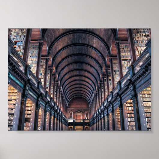 Trinity College Library - Dublin, Ierland Poster (Voorkant)