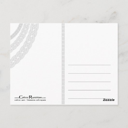 Trinity Corcra Briefkaart (Achterkant)