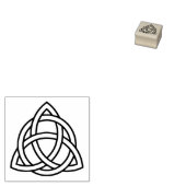 Trinity Keltische knoop Rubber Stamp Rubberstempel (Gestempeld)