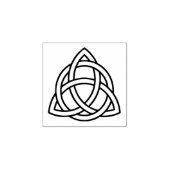 Trinity Keltische knoop Rubber Stamp Rubberstempel (Afrduk)