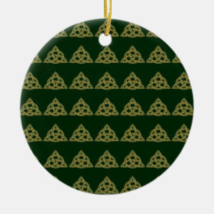 Trinity Knoop Groene Sieraden Keramisch Ornament