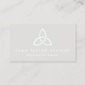 Trinity Knot Celtic Symbol Visitekaartje (Voorkant)