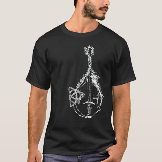 Trinity Knot Norse Mandolin T-shirt (Voorkant)