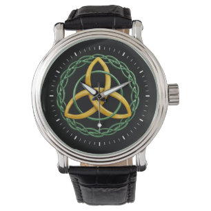 Trinity Knot Triquetra Celtic Symbol Horloge