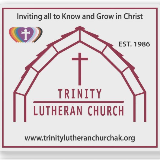 Trinity Logo Sticker (Voorkant)