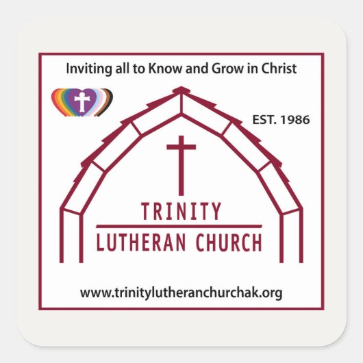 Trinity Logo Sticker Set van 20 (Voorkant)