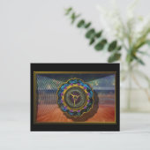 Trinity Lotus Briefkaart (Staand voorkant)