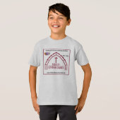 Trinity Lutheran Grijs Kinder T-shirt (Voorkant volledig)