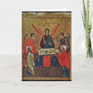 Trinity met de heiligen kaart
